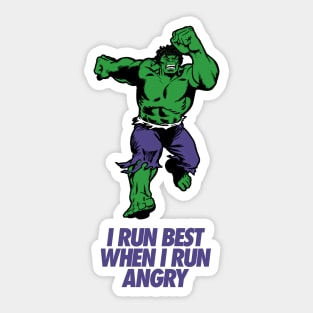 I don't always run... Sticker